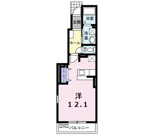 弘前市大字泉野のアパートの間取り