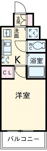 名古屋市中村区名駅南のマンションの間取り