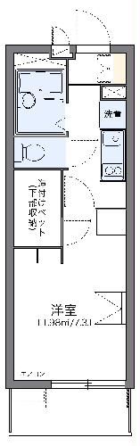 磐田市森下のマンションの間取り