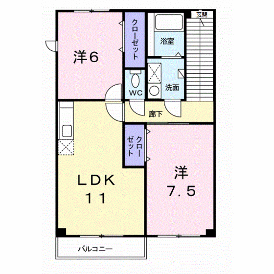 ＭＡＸ．Ｋ２の間取り