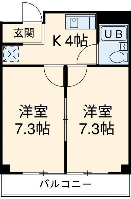 オオタ明野ビルの間取り