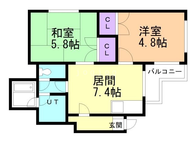 ノースプレステージの間取り