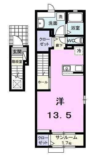 ベル　クロッシュの間取り