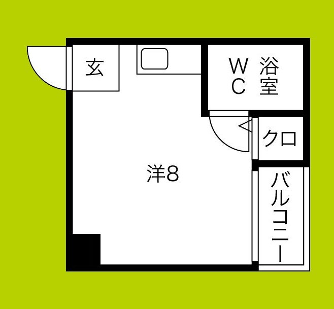 プレステージュ長居の間取り