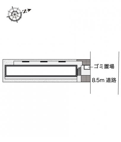 【レオパレスカサブランカIIのエントランス】