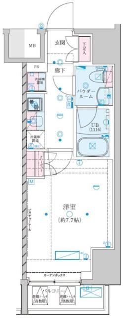 ＧＥＮＯＶＩＡ川崎ＶＩＩの間取り