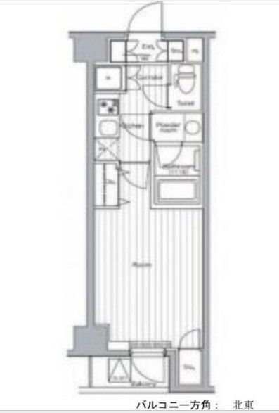 プレミアムキューブ都立大学＃moの間取り