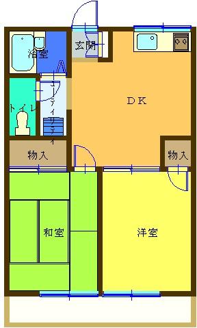 ハイツグリーンリーフの間取り