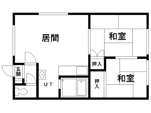 リバーハイツの間取り