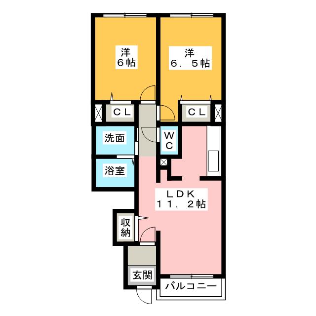 プラシードカーサIの間取り