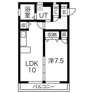 サンピュア エミールの間取り