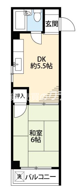 【プレアール三軒家東の間取り】