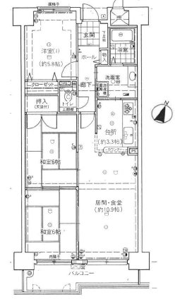 ジェイハイム東浜松の間取り