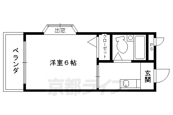 アンデス東寺の間取り