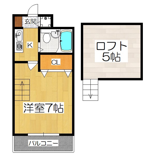 エクセレントみささぎの間取り