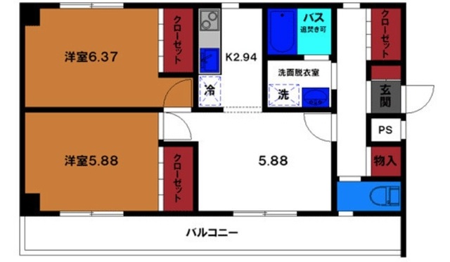 エクセル・パルの間取り