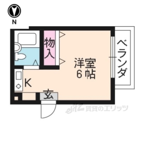 レジェンド紫野の間取り