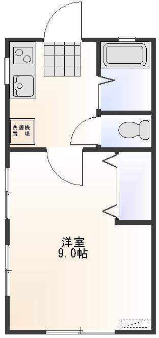 さつきコーポの間取り