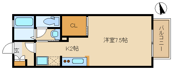 シャーメゾンＭの間取り