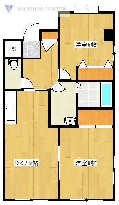 新潟市東区粟山のマンションの間取り