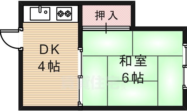 カサブランカ グリーンハウスの間取り