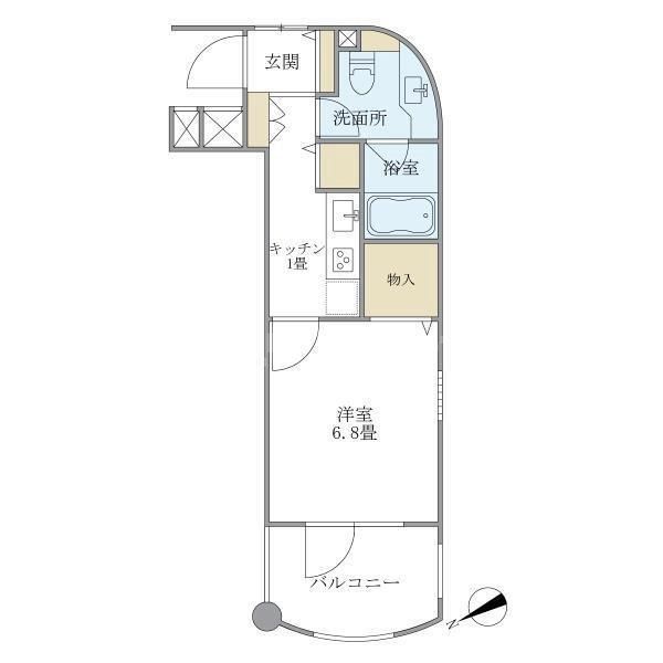 練馬区北町のマンションの間取り