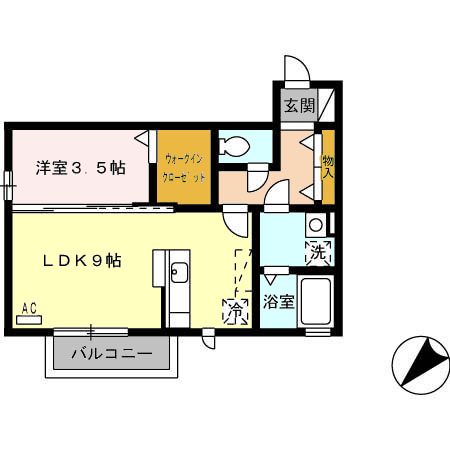 グラン ルミエール D棟の間取り