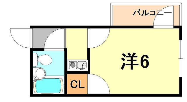 神戸市須磨区須磨浦通のマンションの間取り