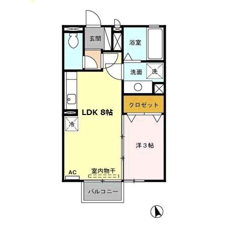 モナリエ香住ヶ丘の間取り