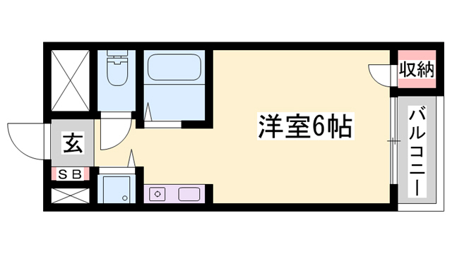 サンパレス２１高砂の間取り