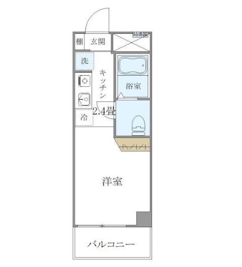 墨田区東向島のマンションの間取り