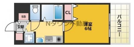 プレサンス名古屋駅前の間取り