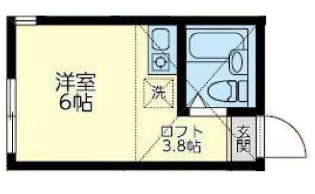 ユナイト川崎ルシエル・ブルーの間取り