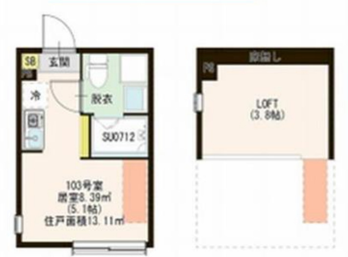 (仮称)西小岩五丁目Aコーポの間取り