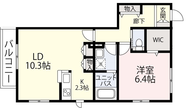 Beach Trace材木座の間取り