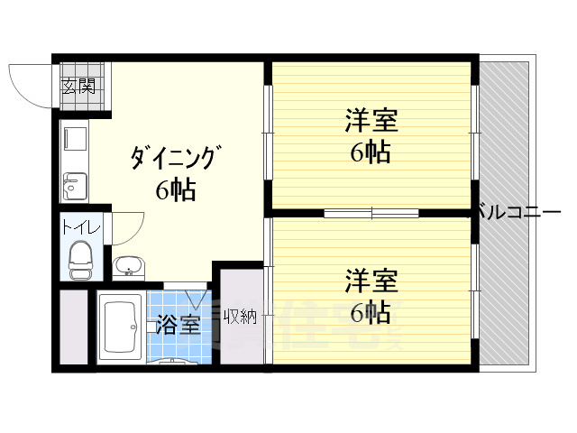 エリータ桃山台2の間取り写真