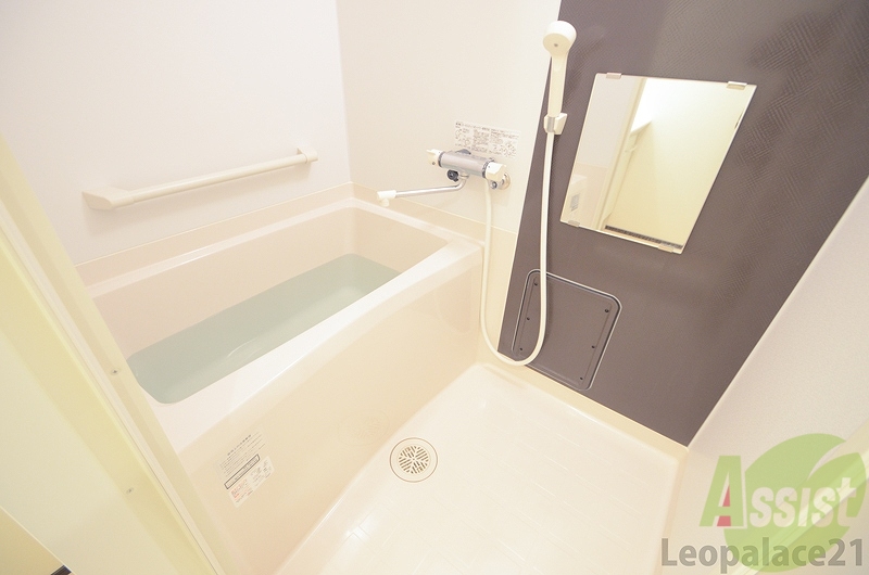 バス・シャワールーム　背面の壁色異なる場合があります。