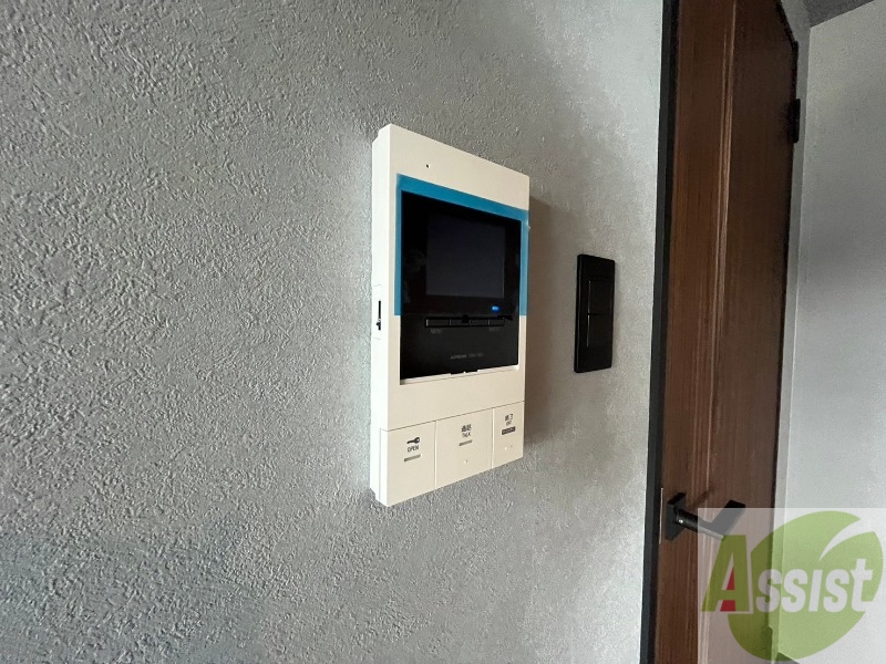 セキュリティ　インターホンで来客確認ができます。安心ですね。