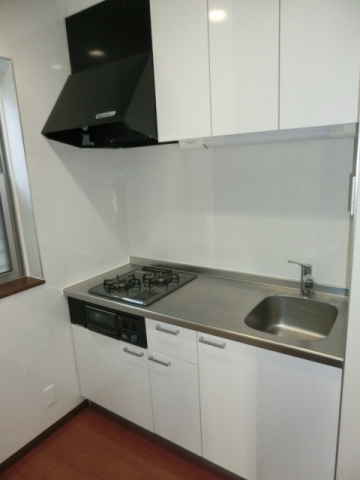 キッチン　キッチンは２口ガスシステムタイプ。