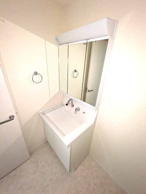 洗面設備　建築中です