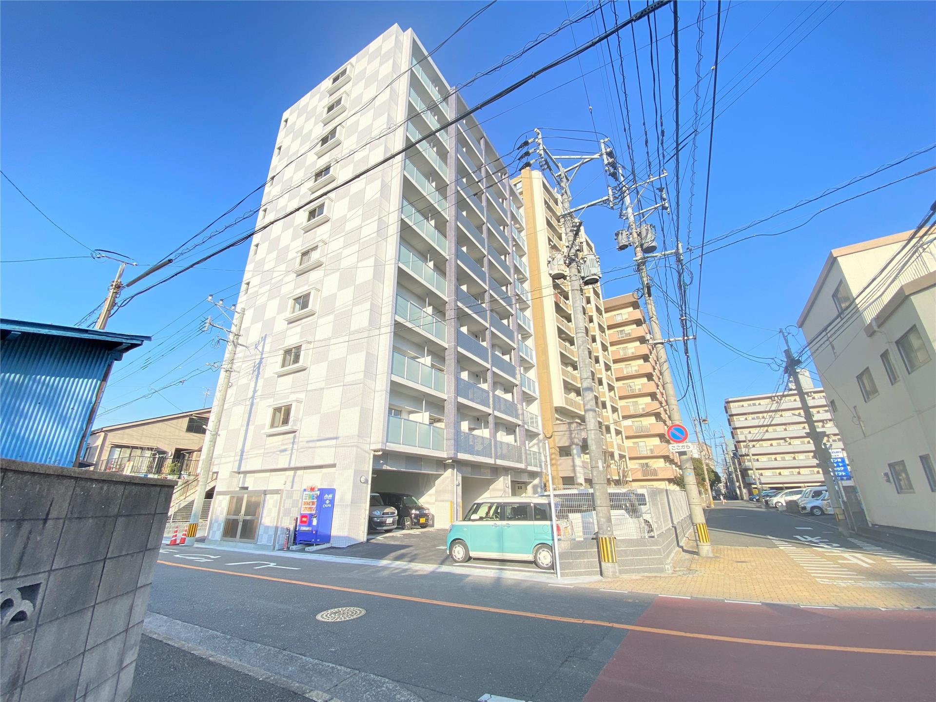 建物外観　工事中写真