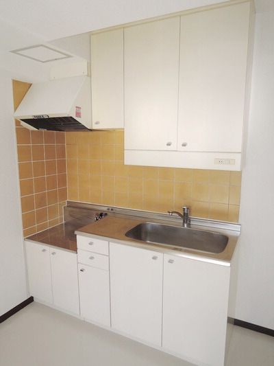 キッチン　ガスコンロ設置可