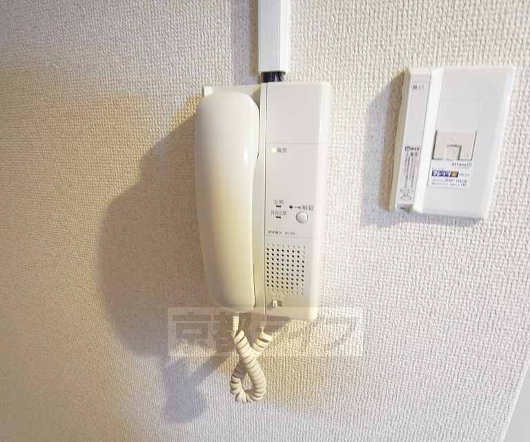 セキュリティ　インターフォンです。