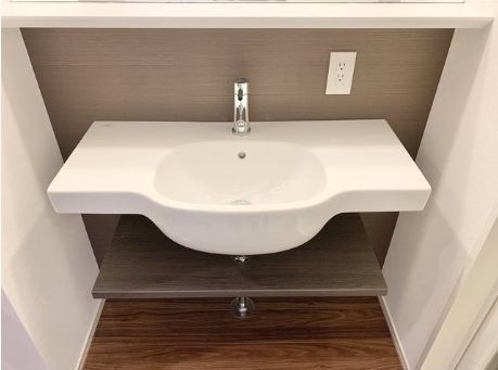 洗面設備　同タイプ部屋　参考写真です