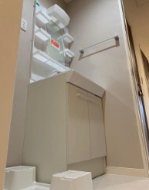 洗面設備　※同建物　別室設備施工例　現況優先