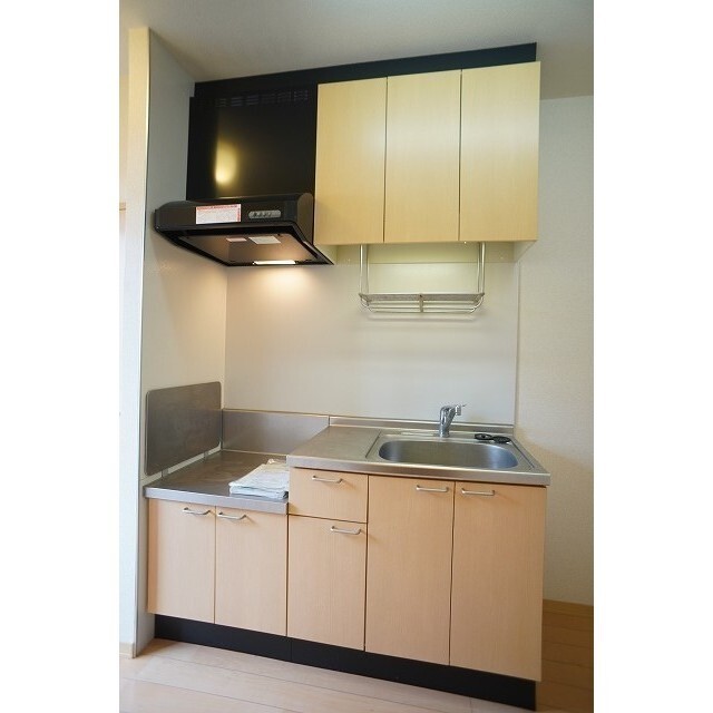 キッチン　２口ガスコンロ設置可のキッチン！