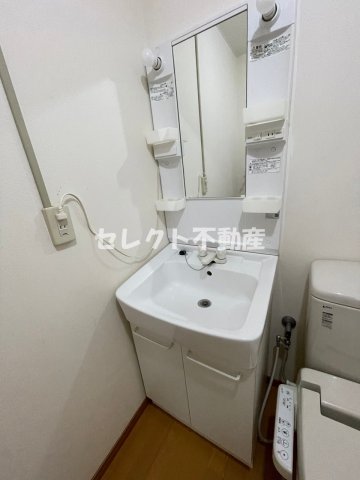 洗面設備　【コーポひらやま】