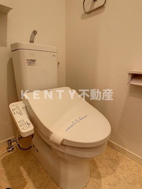 トイレ　ゆったりとした空間のトイレです