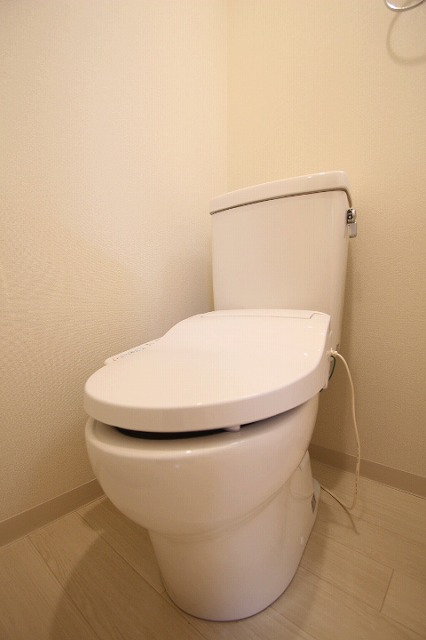 トイレ　写真は別号室のものです。