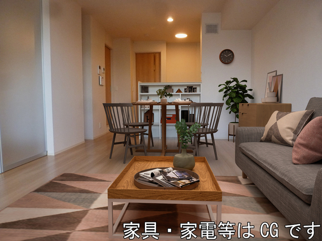 居室・リビング　ＬＤＫ（※家具・家電等はＣＧです）